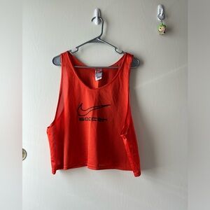 Vintage nike soccer cropped jersey